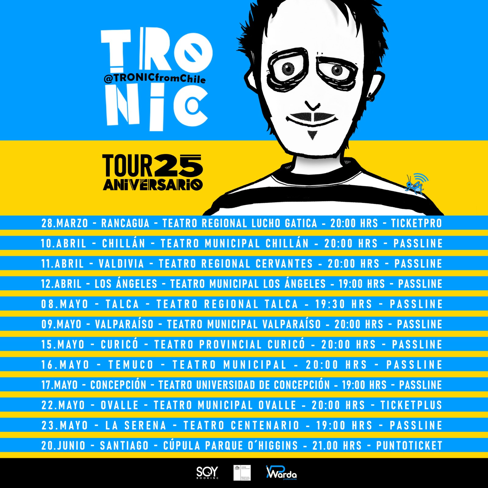 Tronic recorrerá Chile festejando sus 25 años